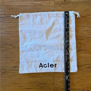 ✨ Acler White Drawstring Dust Bag – 13x14” Cotton Storage Pouch ✨